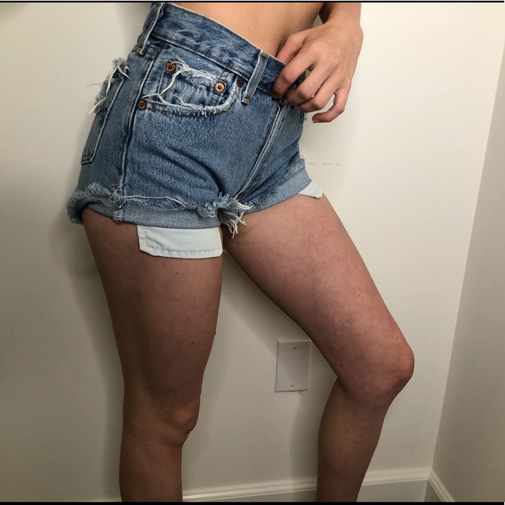 Runway Dreamz Custom Vintage Levi’s Denim Shorts